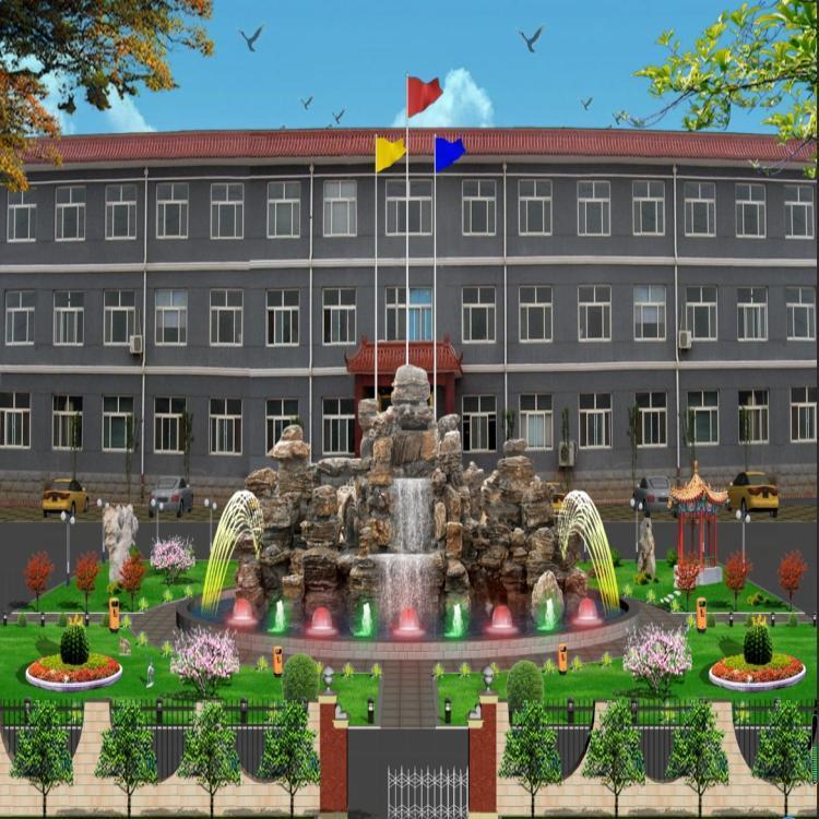 云南文山水景喷泉设计