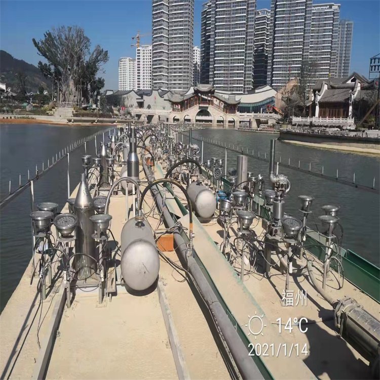 湖北襄阳人工瀑布景观