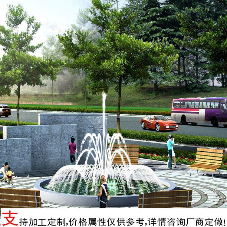 西藏日喀则小区景观喷泉施工