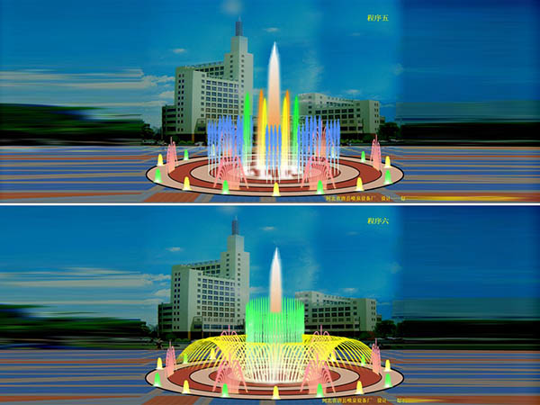 四川绵阳人工瀑布景观