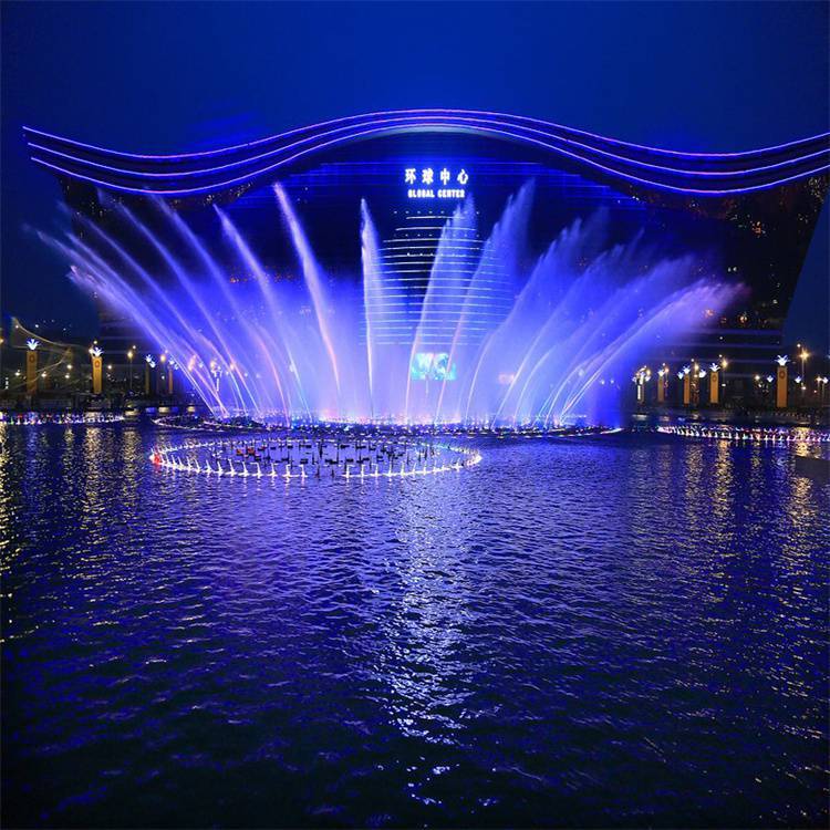 青海西宁人工瀑布景观