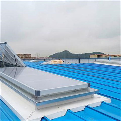 山东济南F型圆拱固定型采光天窗生产