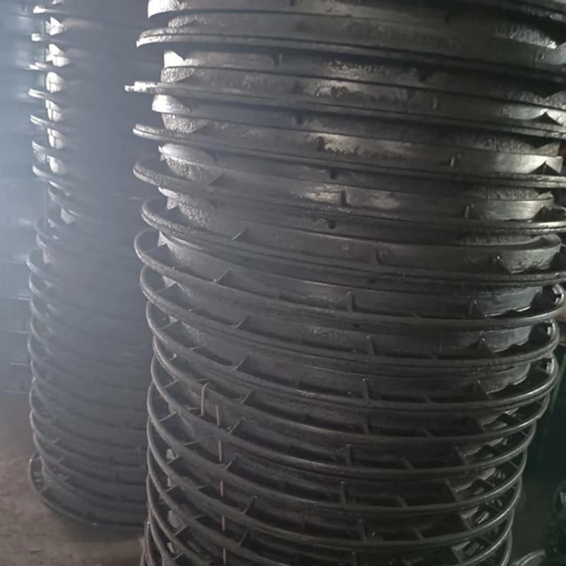 新疆克拉玛依圆形通信球墨铸铁井盖人气