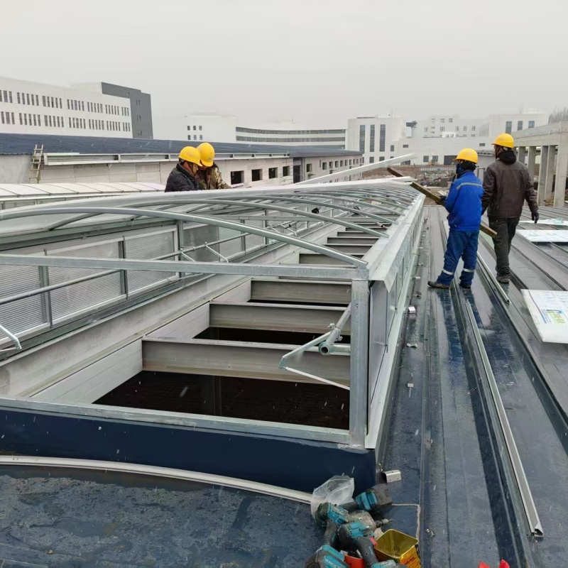 湖南衡阳祁东县侧开型电动采光排烟天窗源头厂家