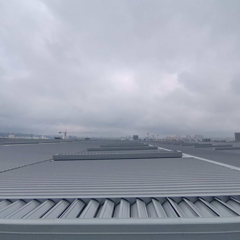 四川自贡富顺县屋脊通风天窗美观新颖