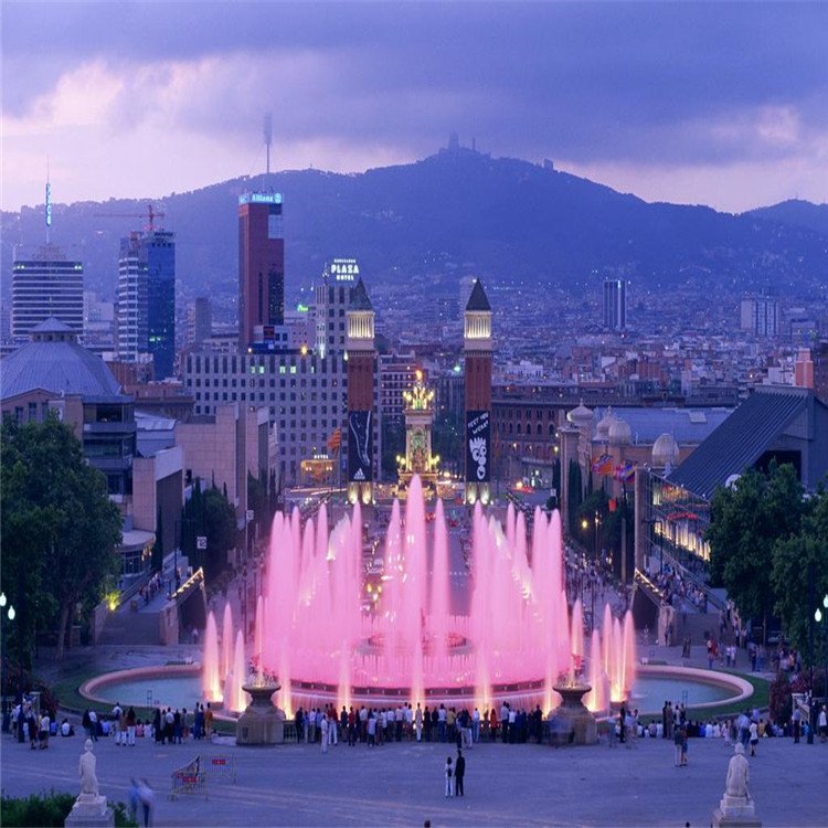 江西景德镇小区景观喷泉施工