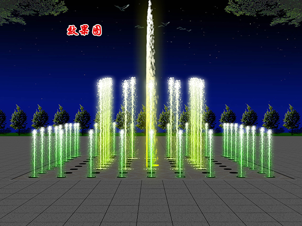 西藏昌都水景喷泉设计