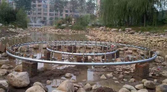 甘肃定西水景喷泉设计