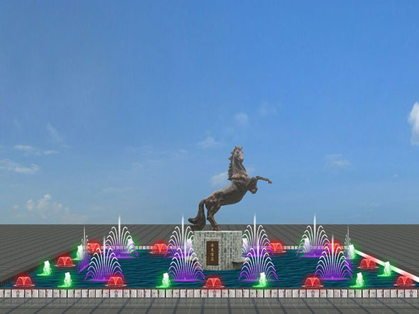 辽宁辽阳水景喷泉设计