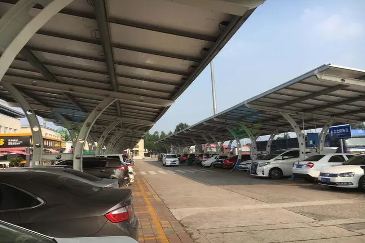 山西吕梁方山六车位光伏车棚多少钱推荐河北金标