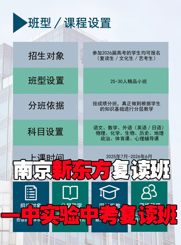 2025年南京江北学校管理好的舞蹈生高考复读怎么选-新东方复读学校