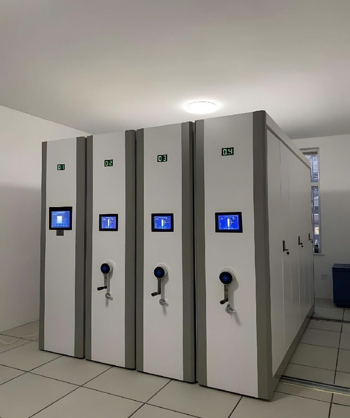 阜康电动智能密集架厂家-挂网智能密集柜企业工厂/操作便捷