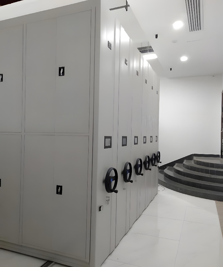 石景山密集架厂家-钢制智能密集柜生产厂家/一指动千斤