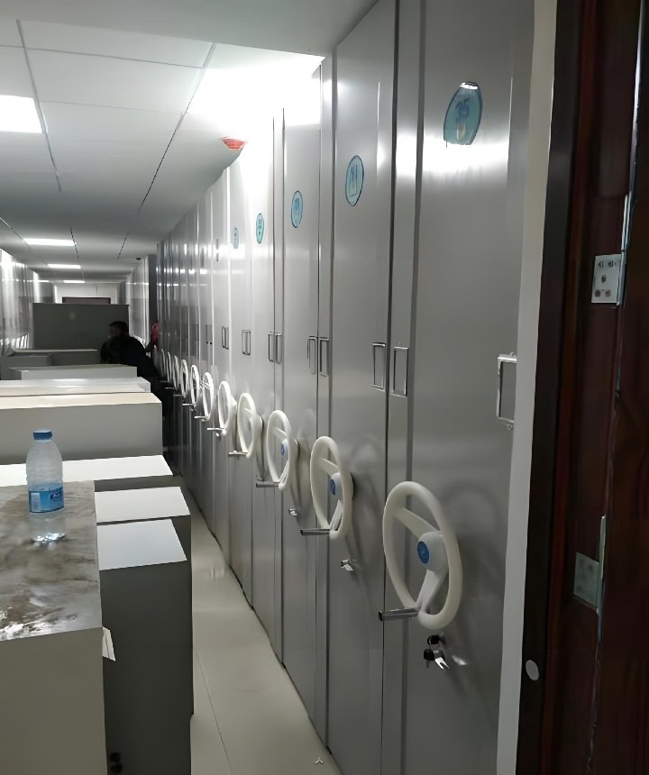 湖州方向盘式密集柜厂家-灯光定位智能密集柜生产/无忧安装