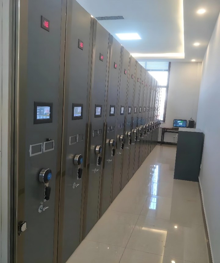 玉树智能密集柜厂家-无人库房智能密集柜那家强/稳固耐用