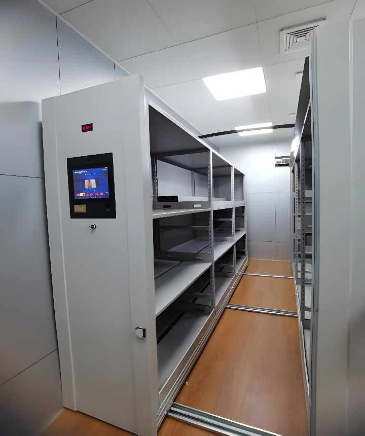 黑河档案室密集柜厂家-钢制智能密集柜定做厂家/货源充足