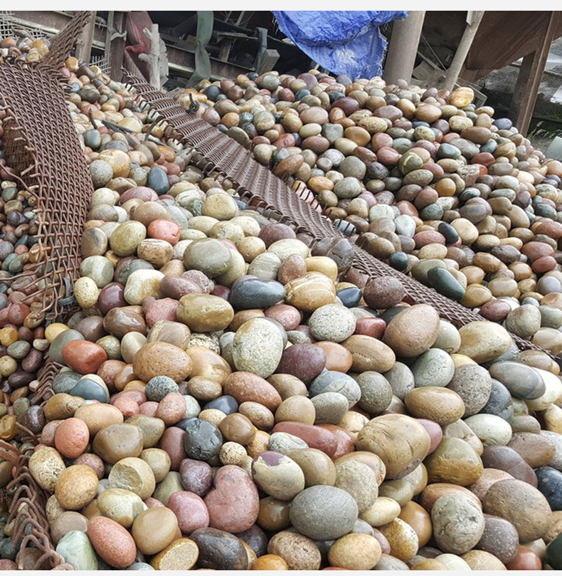 威海鹅卵石高铁沿线变电所鹅卵石价格