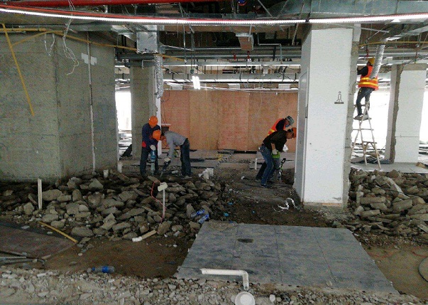 石家庄无极-混凝土承重墙拆除-专业承接装修各种小活「水钻打孔」