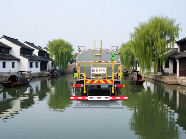 底盘扎实稳如牛，东风多利卡D9洒水车复杂路况畅行无阻