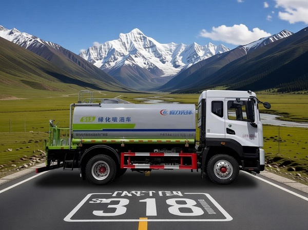 海南陕汽12方洒水车，默默奉献的城市师