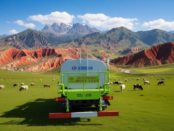 东风多利卡D9洒水车：国六b排放标准，环保达标放心购