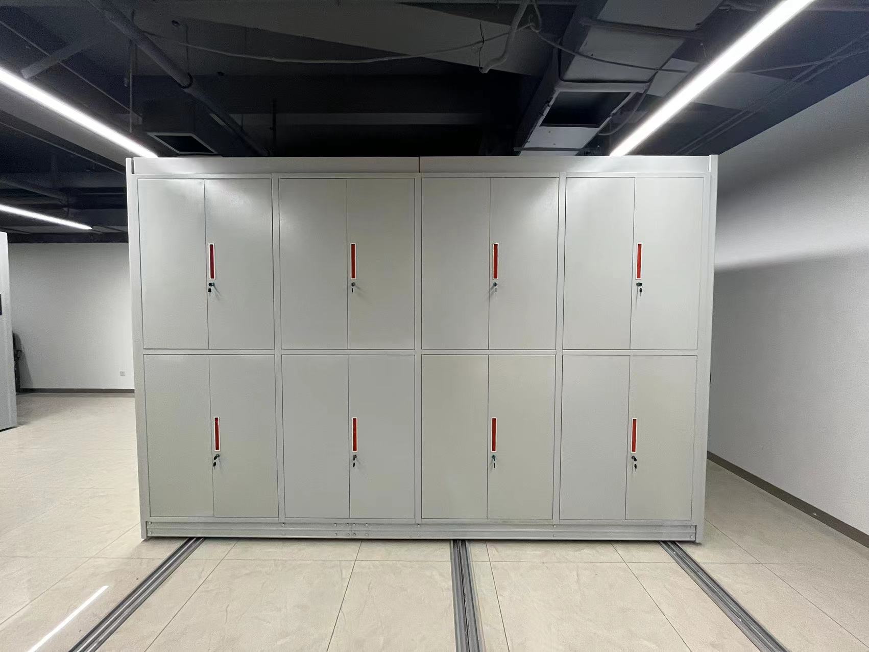 怀化定做电动档案柜<津虎品牌RFID系统一体化>