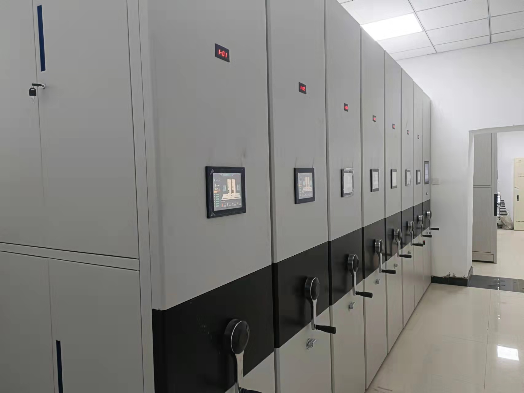 楚雄电动档案卷宗密集柜<津虎品牌定制化生产厂家>