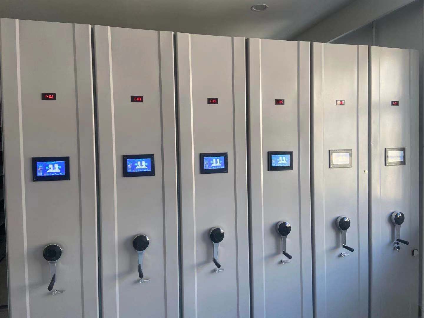 扬州手摇密集柜生产厂家<金虎力办公家具OEM生产定做厂家>