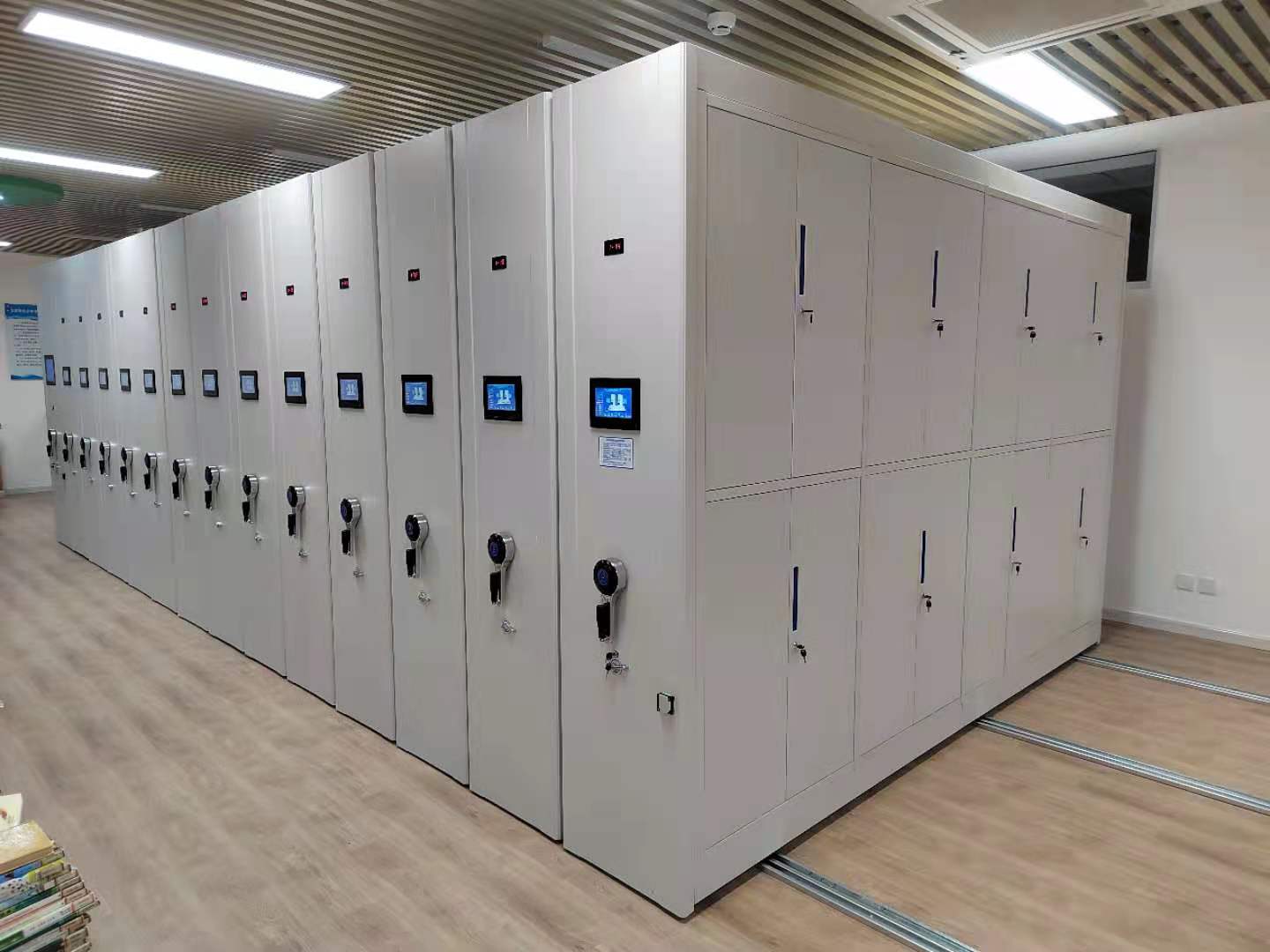 仙桃档案库档案密集架<津虎品牌生产定做厂家>