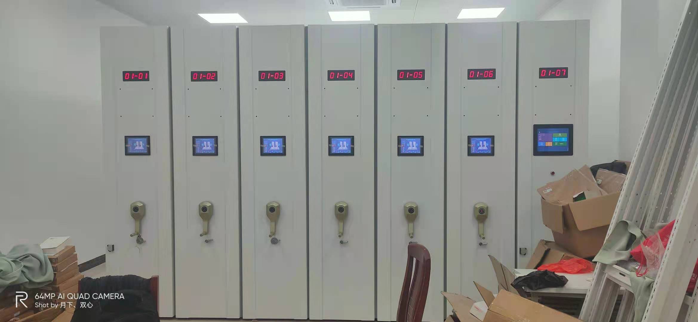 白银电动密集架<金虎力家具定做企业生产工厂>